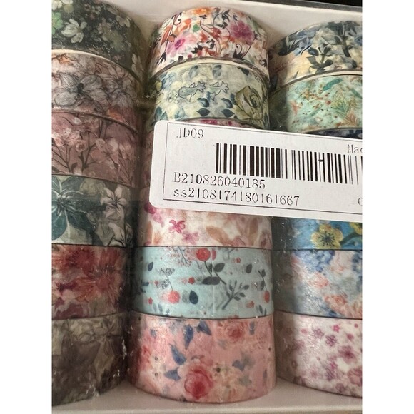 24 Roll Floral Washi Tape Scrapbook Craft Junk Journal Creative Gift Wrap - Picture 9 of 13